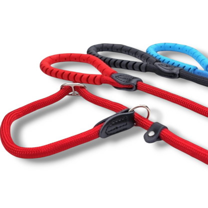 Slip Dog Lead With Rubber Handle