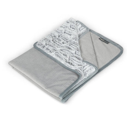 Grey Cord Pet Comforter Blanket