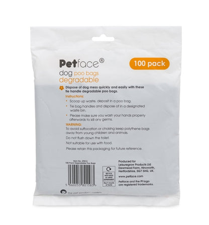 Degradable Poop Bags 100 Pack