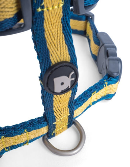 Ochre Stripe Dog Harness